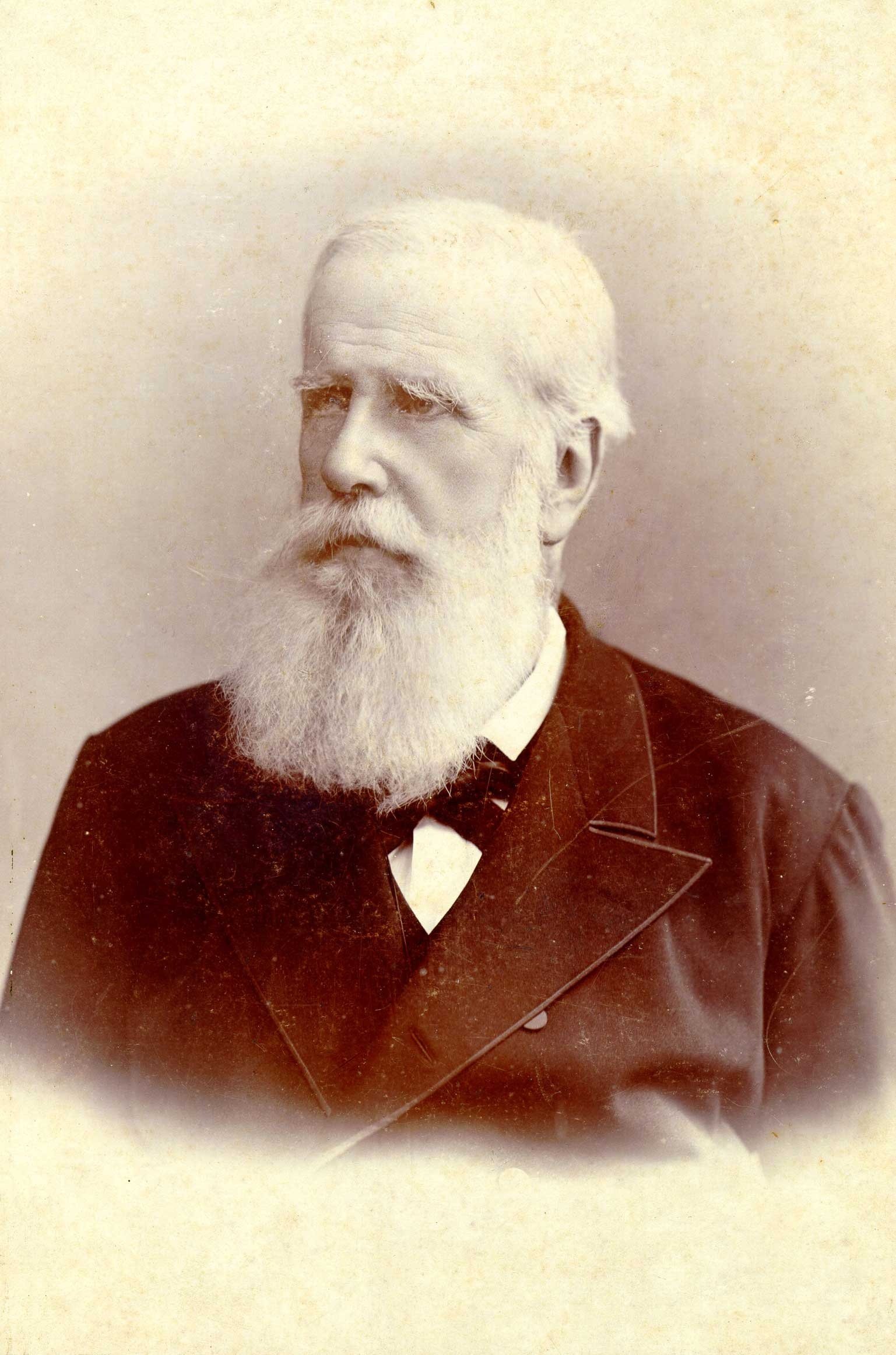Fotografia de Dom Pedro II, último imperador do Brasil, por volta de 1887